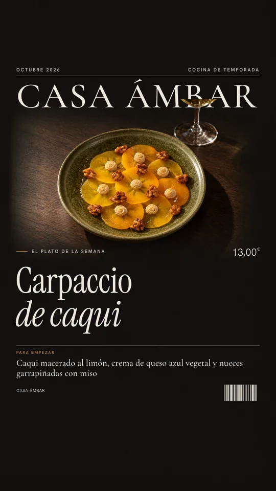 Historia animada con aspecto de portada de revista.